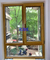 Caliente Insulati los 70m Windows de aluminio de madera 6063 - T5 con el vidrio doble encendido